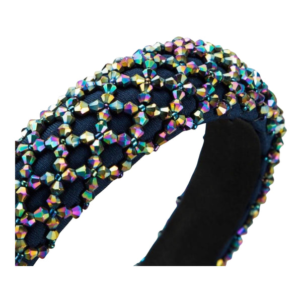 Beaded Iridescent Headband